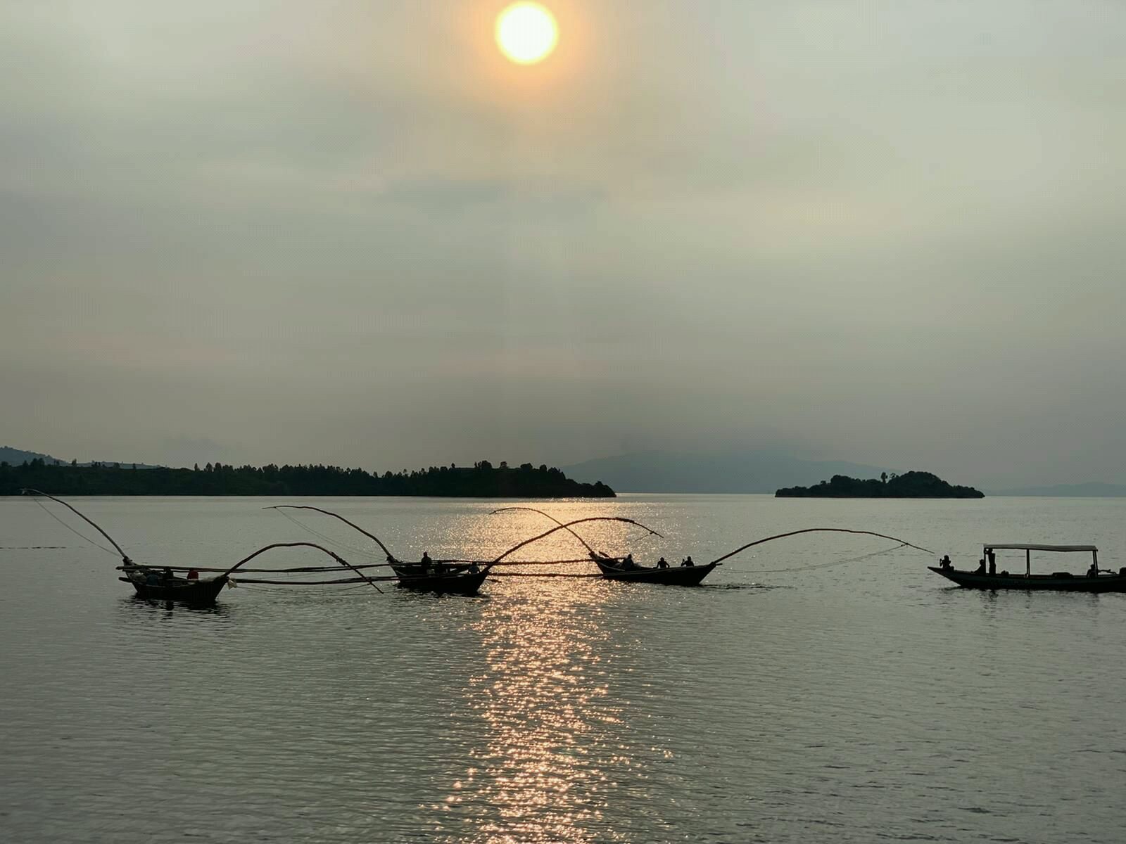 Sunset cruise and memories of my past Lake Kivu adventures 
